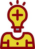 Positive Thinking Vector Icon Design