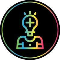Positive Thinking Vector Icon Design