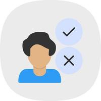 Decision Making Vector Icon Design