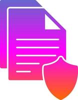Document Security Vector Icon Design