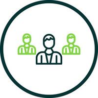 Community Work Vector Icon Design