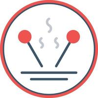 Incense Sticks Vector Icon Design