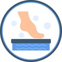 Foot Spa Vector Icon Design