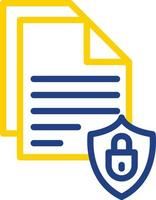 Document Security Vector Icon Design