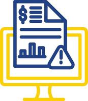 Online Reports Vector Icon Design