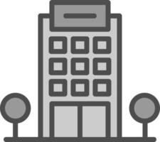 Office Building Vector Icon Design