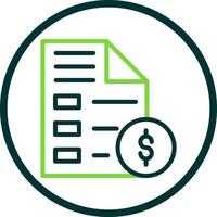 Invoice Vector Icon Design