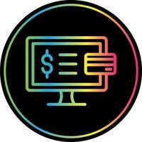 Online Payment Vector Icon Design