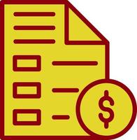 Invoice Vector Icon Design