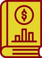 Accounting Book Vector Icon Design