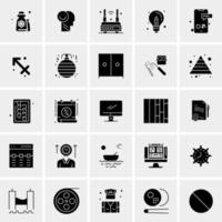 25 Universal Business Icons Vector Creative Icon Illustration to use in web and Mobile Related project