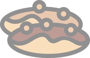 Eclair Vector Icon Design