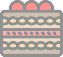 Tiramisu Vector Icon Design