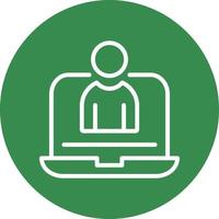 Virtual Assistant Vector Icon Design