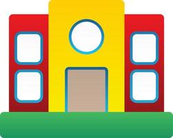 Cloud Based Architecture Vector Icon Design