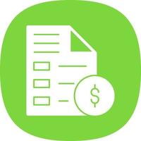 Invoice Vector Icon Design