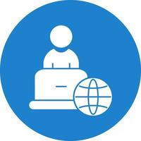 Remote Work Vector Icon Design
