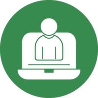 Virtual Assistant Vector Icon Design