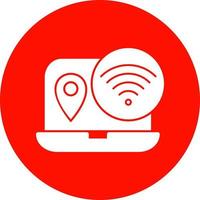 Digital Nomad Hub Vector Icon Design