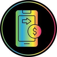 Money Transfer Vector Icon Design