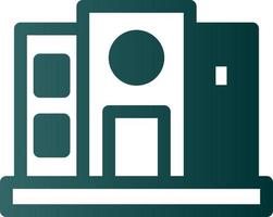 Cloud Based Architecture Vector Icon Design