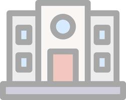 Cloud Based Architecture Vector Icon Design