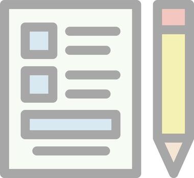 Unstructured Data Vector Icon Design