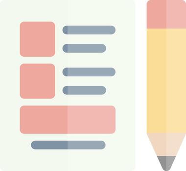 Unstructured Data Vector Icon Design