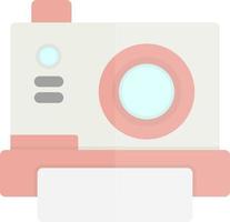 Instant Camera Flat Icon vector