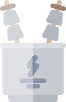 Power Transformer Glyph Icon vector