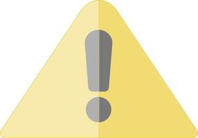 Warning Sign Glyph Icon vector