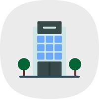 Office Building Vector Icon Design