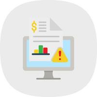 Online Reports Vector Icon Design