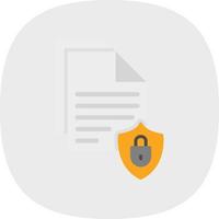 Document Security Vector Icon Design