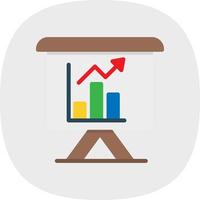 Business Presentation Vector Icon Design