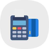 Pos Terminal Vector Icon Design