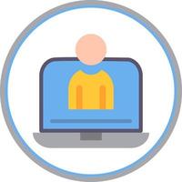 Virtual Assistant Vector Icon Design