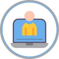 Virtual Assistant Vector Icon Design