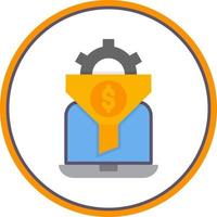 Conversion Rate Optimizer Vector Icon Design