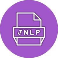 Jnlp File Format Icon vector