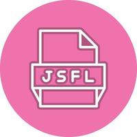 Jsfl File Format Icon vector