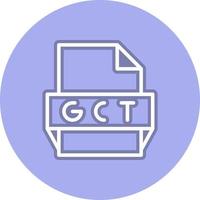 Gtc File Format Icon vector