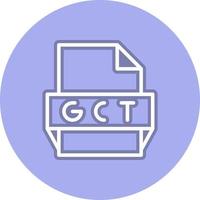 Gtc File Format Icon vector