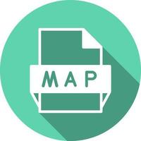 Map File Format Icon vector