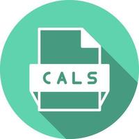 Cals File Format Icon vector