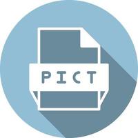 Pict File Format Icon vector