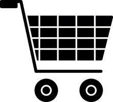 diseño de icono de vector de compras de comercio electrónico