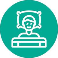 Sleeping Vector Icon Design