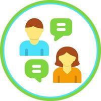 Chatting Vector Icon Design