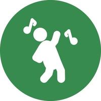 Dancing Vector Icon Design